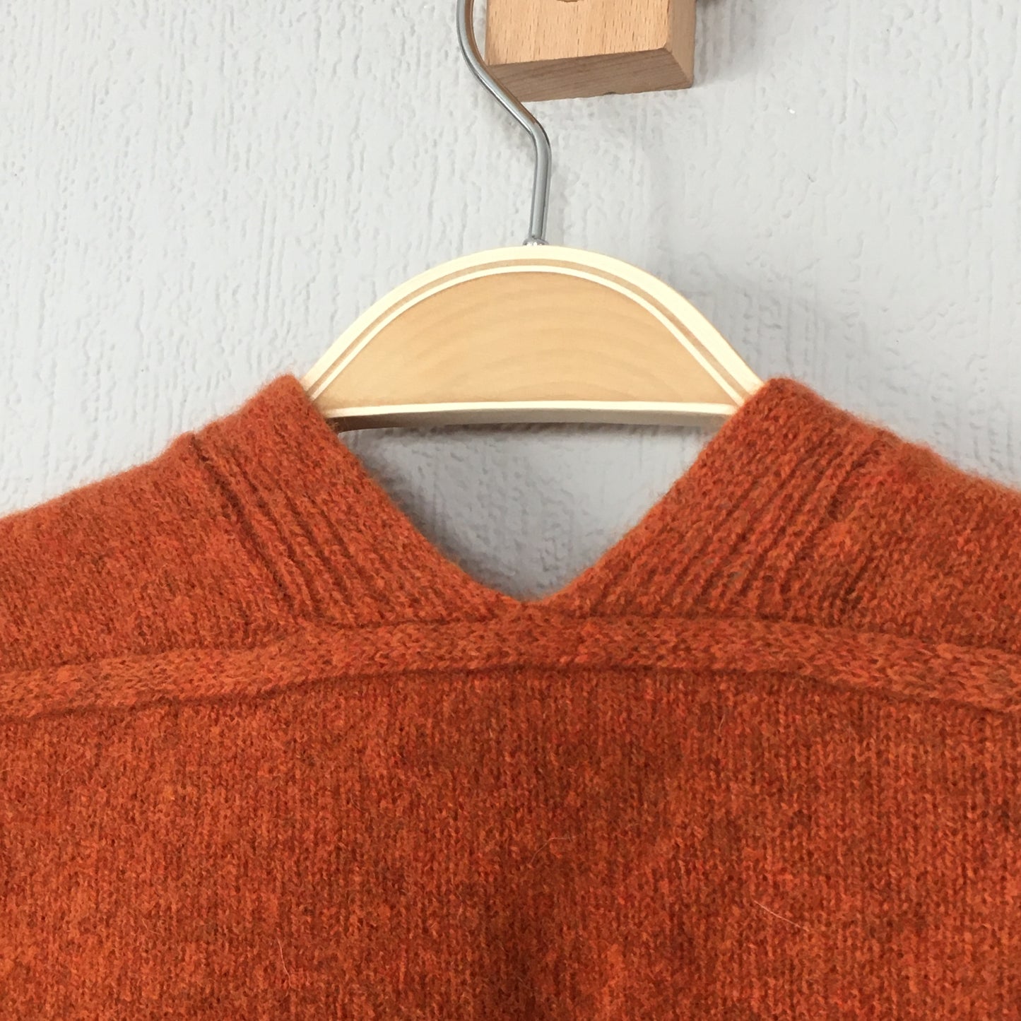 Cardigan - Girlfriend Cardigan In Soft Merino Lambswool edge to edge (no buttons) Made to oder