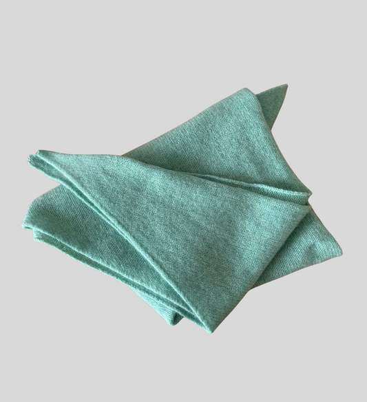 Triangle scarf, merino lambswool neckerchief, necktie