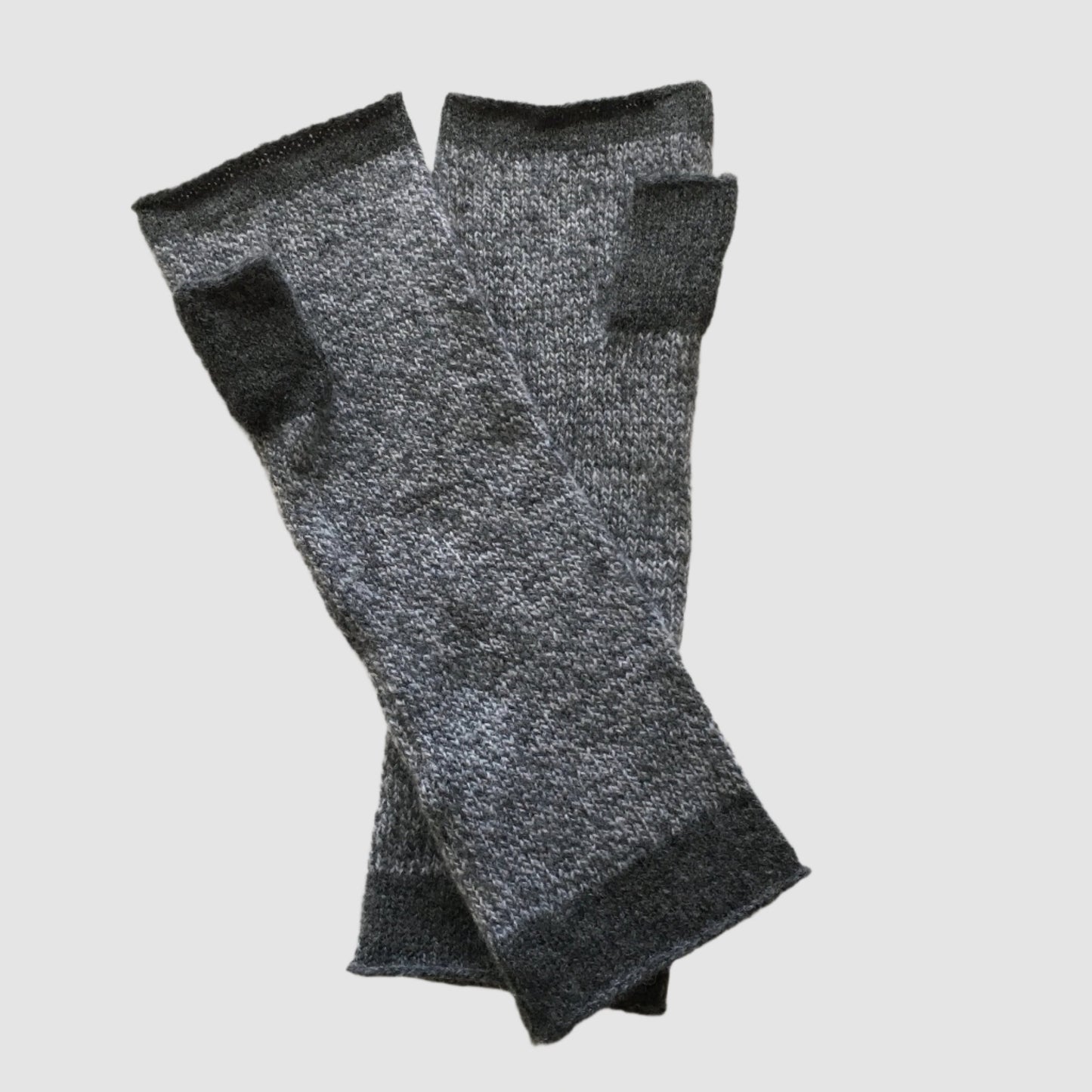 Finesse Knits wrist warmers, fingerless mittens, merino wool, lambs wool