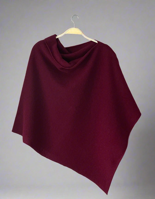 FinesseKnits merino lambswool deep red wine
