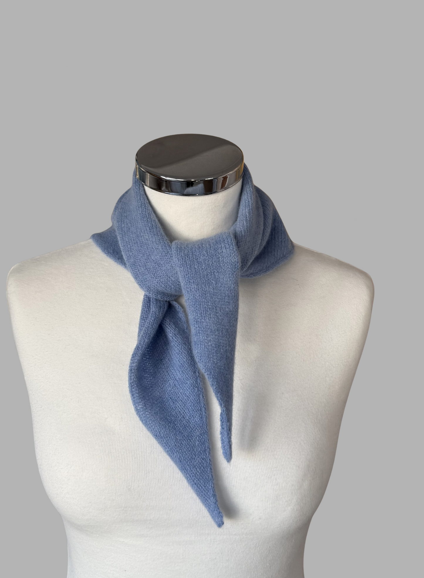 Triangle scarf, merino lambswool neckerchief, necktie