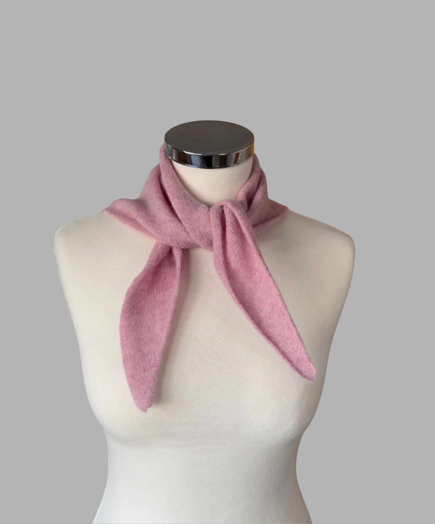 Triangle scarf, merino lambswool neckerchief, necktie