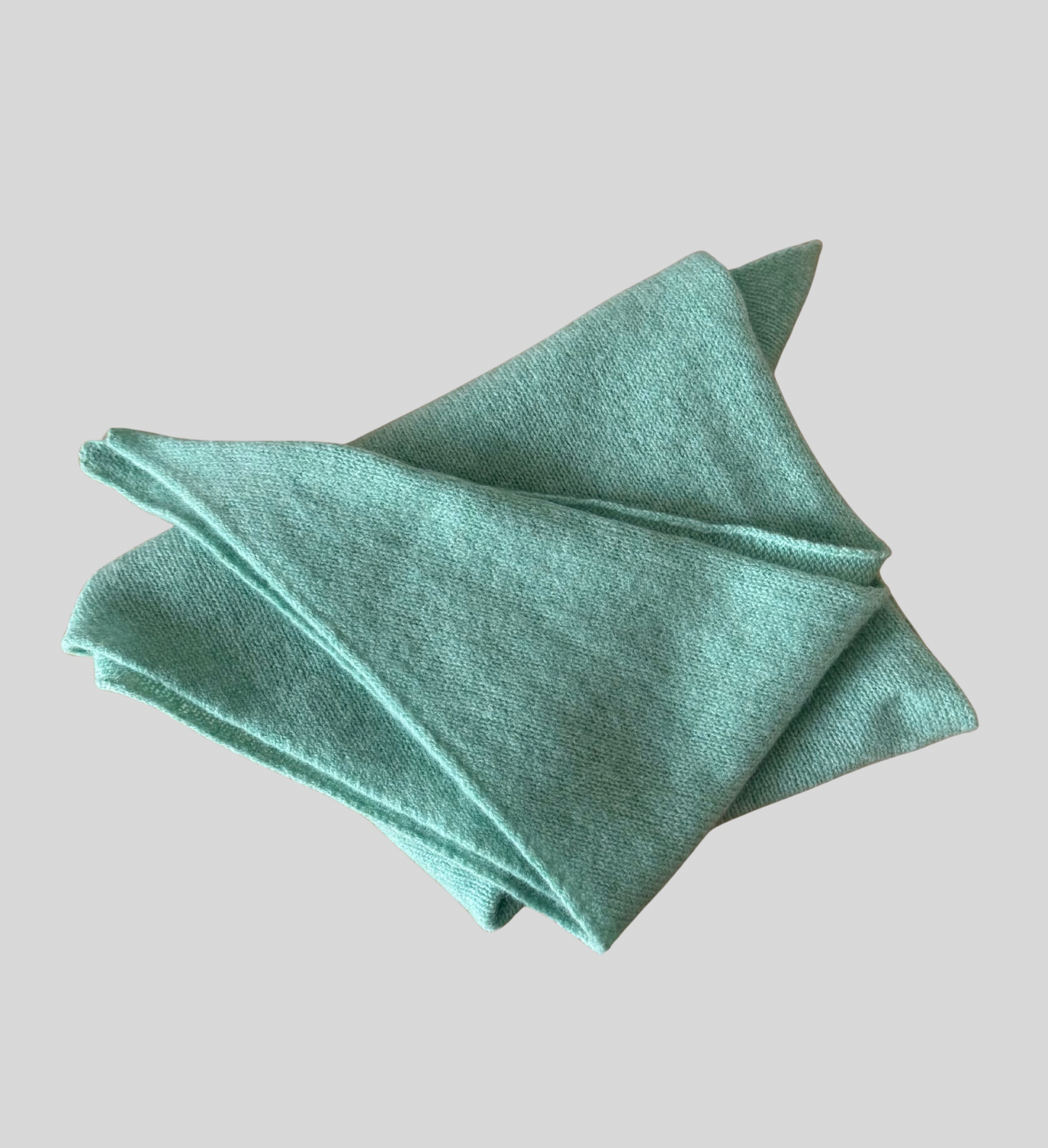 Triangle scarf, merino lambswool neckerchief, necktie