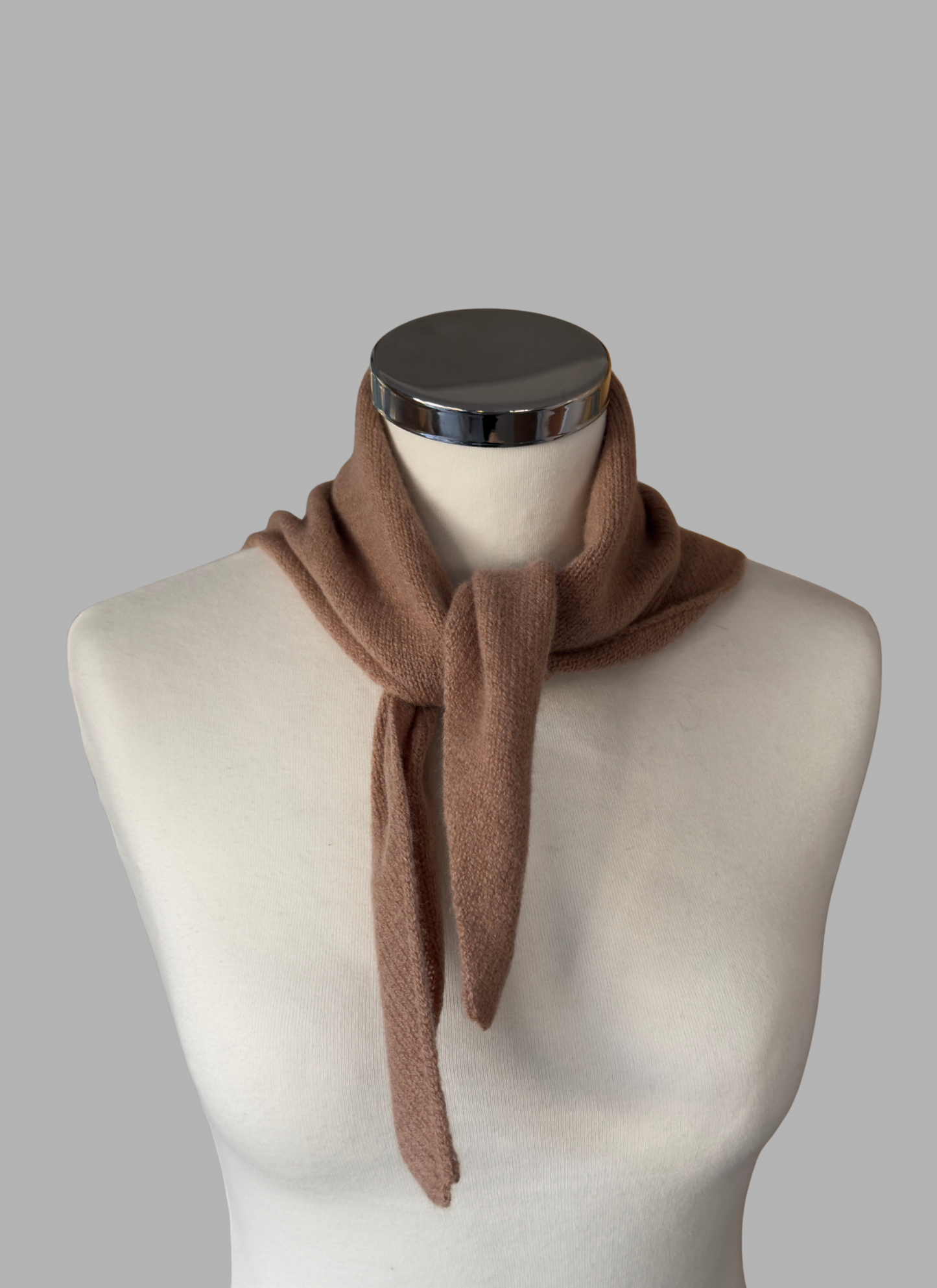 Triangle scarf, merino lambswool neckerchief, necktie