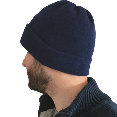 Hat - Reversible beanie hat soft lambswool